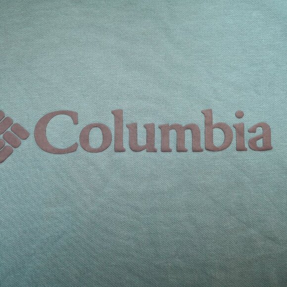 Columbia Ladies Size Large Teal Straight Fit Fleece Lined Hoodie - Picture 4 of 13